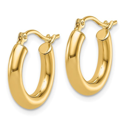 Yellow Gold Hoop Earrings