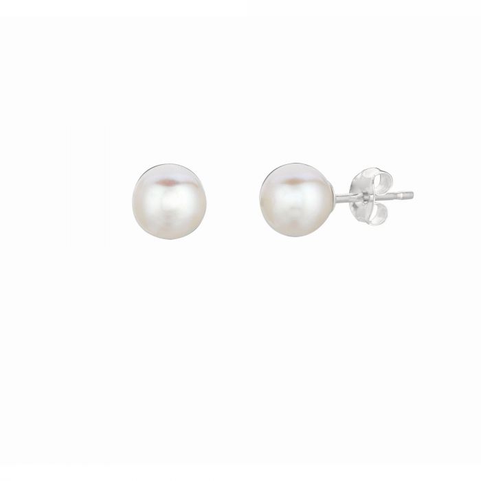 Pearl Silver Earrings